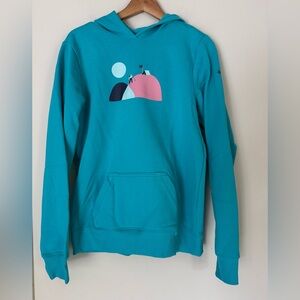 NWT Columbia Girls Youth Pullover  Hoodie Blue- Size XL